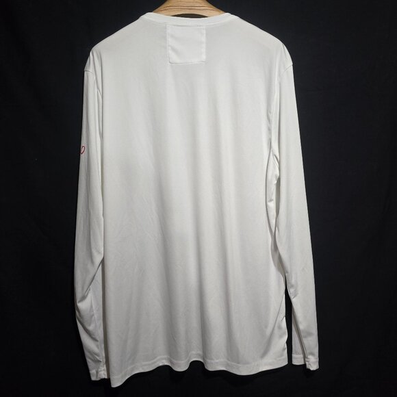 Johnnie-O Sun Daze LS Performance Crewneck - White - Sz L* - Picture 5 of 5